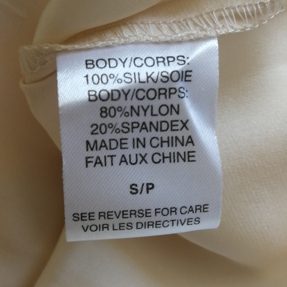 CAMI NYC 100% Satin Silk Bodysuit, Size S - Picture 4 of 13